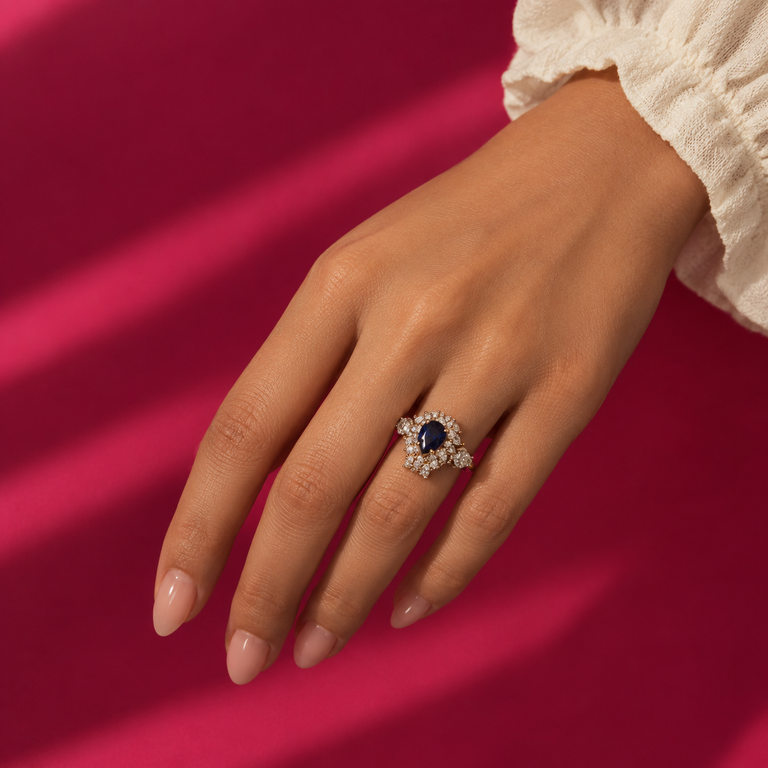Floral Ladies Ring